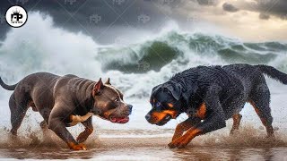 Rottweiler vs Pitbull Terrier Dog  Ultimate Dog Comparison [upl. by Dirk]