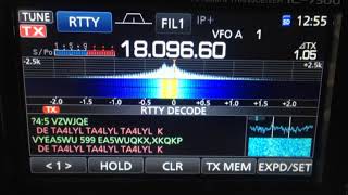 Icom IC7300 RTTY [upl. by Bradshaw]