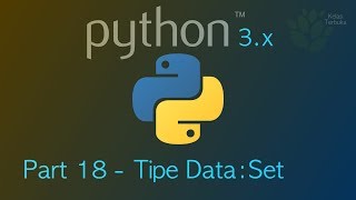 Belajar Python 18  tipe data Set [upl. by Ellimak]