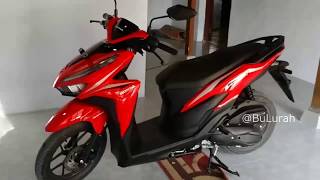 Vario 125 2018 MERAH Terbaru All New Masih Pakai Striping [upl. by Gayner143]