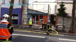 Incendie dans un squat quartier République à Nantes [upl. by Gussman509]