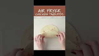 Air Fryer Chicken Taquitos  shorts recipes cooking [upl. by Merrielle907]