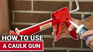 How To Use a Caulk Gun  Ace Hardware [upl. by Acitel126]