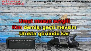 Candan Erçetin  Bahar Karaoke Orjinal Stüdyo [upl. by Learsi]