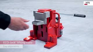 HTS ECOJack hydraulic toe jacks with adjustable claw [upl. by Gorlicki]