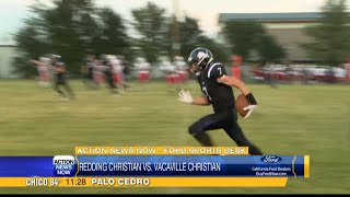 Redding Christian wins in rout to open football season [upl. by Abel782]