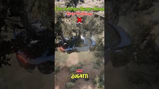 Super Cars vs Strips amp Bump Challenge  BeamNg  Crash Test  AngryCrash [upl. by Nevarc]