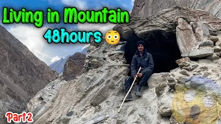 Part 2  LIVING ON MOUNTAINS FOR 48 HOURS 😳 MARKHOR HUNTING GILGIT BALTISTAN Kamran Village Vlogs [upl. by Froma]