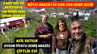 ACİL SATILIK 2 KÖY EVİ OLAN GENİŞ ARAZİLİ ÇİFTLİK EVİ  DOĞANIN İÇİNDE İNSAN BURADA YAŞLANMAZ [upl. by Auqinot]