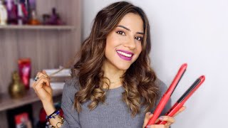 COMO HACER CRESPOS  ONDAS CON PLANCHA  Pelo Corto  Natalia Julia [upl. by Nevsa]