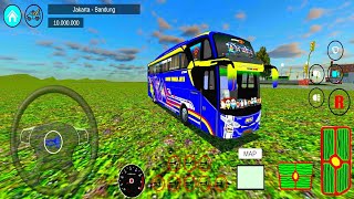 Mobil Bus Oleng Telolet Sudiro Tungga Jaya Trip To Surabaya  Mobil Balap Simulator Android Gameplay [upl. by Faydra]