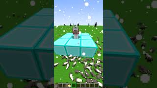 Minecraft Super Dog vs Badger Army 💀 shorts minecraft [upl. by Aihtekal]