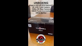 Vugera UX9 4K Dashcam Unboxing [upl. by Nosduj76]