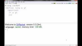 Racket Programming  Introduction to Racket calling and defining functions if cond [upl. by Mcgee]