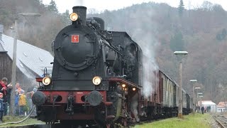 Nikolausfahrten 2014 auf der Dampfbahn Fränkische Schweiz [upl. by Nelyk]