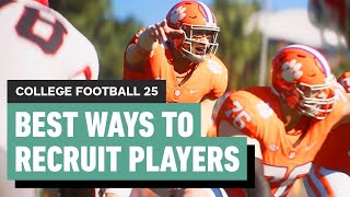 College Football 25 Essential Tips For Recruiting the BEST Players [upl. by Aneehsat426]