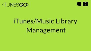 TunesGo Cleaning Up iTunes LibraryFix id3 tagsDelete Duplicate Songs Clean missing Tracks [upl. by Judus]