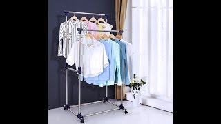 SONGMICS Adjustable Garment Rack ULLR03L [upl. by Byram]