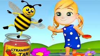 I am Bringing Home A bumble Bee Nursery Rhyme  Five Little Frogs by SmartBabySongs [upl. by Carmelia]