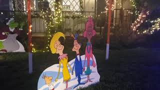 the best whoville why the grinch stole Christmas holiday lawn lights display [upl. by Prader]