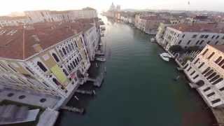 Venice Grand Canal by Drone  amazing birds eye view [upl. by Noicpecnoc813]