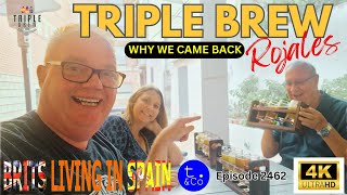 Why we revisited Triple Brew micro brewery and restaurant Rojales [upl. by Nennerb588]