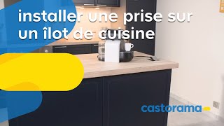 Comment installer une prise avec un circuit encastré   Bricorama [upl. by Notxap]