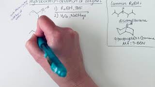 Hydroborationoxidation of alkynes [upl. by Riay]