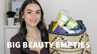 BIG Beauty Empties amp Review Products I’ve Used Up  Peexo [upl. by Leahcar]