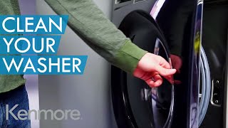 How to Clean Your Washing Machine Kenmore Clean Washer Cycle [upl. by Assina]