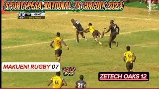 MAKUENI RUGBY VS ZETECH OAKS KABEBERI 7S DIVISION 2 FINALS 2023 KENYA SPORTPESA NATIONAL 7S CIRCUIT [upl. by Selestina]