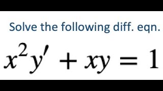 Diff Eqn Linear Differential Equation example 48 [upl. by Ettenajna531]