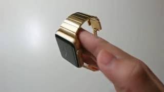 Moko Apple Watch Gold Link Bracelet Review [upl. by Tonie945]