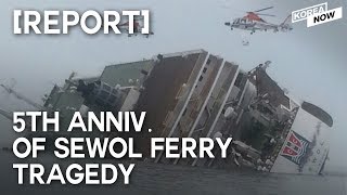 Report 5th anniversary of Sewol ferry sinking in South Korea [upl. by Rehpotsirk994]