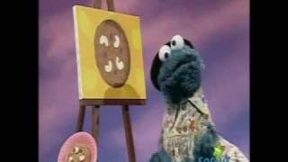 Sesame Street  Cookie Monster paints [upl. by Arbe55]