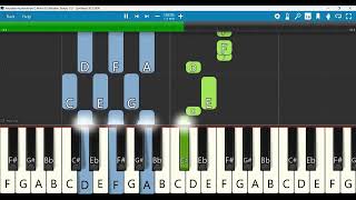 Jerusalem kumarathiye Keyboard Notes D Minor 68 Modern Tempo 115  எருசலேம் குமாரத்தியே  Israel [upl. by Mella151]