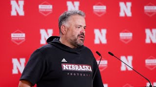 Nebraskas Matt Rhule on Big Ten acknowledging refs mistake in Nebraska vs Ohio State [upl. by Akimehs]