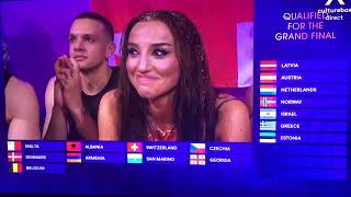 L’Arménie 🇦🇲avec Ladaniva qualifiée pour la finale de l’Eurovision 2024 [upl. by Ruddy537]