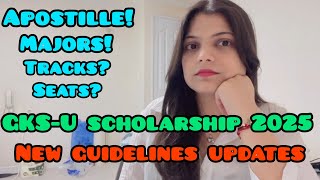 GKSU new guidelines  new updates  deadline  apostile gks gksscholarship [upl. by Melvena]