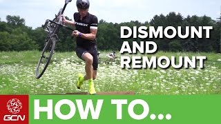 How To Dismount And Remount With Sven Nys  Cyclocross Skills [upl. by Telracs]