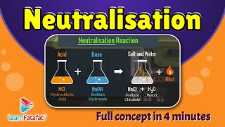 Class 7 Science Acids Bases and Salts  Neutralisation  LearnFatafat [upl. by Annay225]