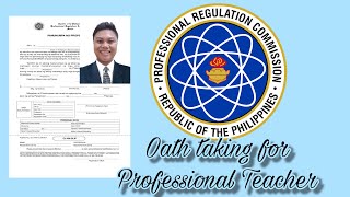 Guide on how to file your PRC oath taking for professional teacher [upl. by Mandal]