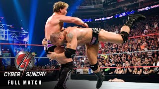 FULL MATCH Chris Jericho vs Batista – World Heavyweight Title Match Cyber Sunday 2008 [upl. by Robma]