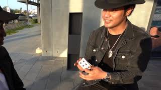 Street magic in Dubai with Normando the Magician [upl. by Pump]