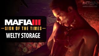 Mafia 3 Sign of the Times DLC  Mission 5 Welty Storage No Commentary [upl. by Wahkuna]