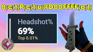 Best HeadShot Crosshair 0c1Pc1u9D00FFFFo10t10l30o20a10f01b0 [upl. by Cestar]