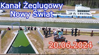 Kanał Żeglugowy Nowy Świat 20062024 Mieszanie się wody z Zalewu Wiślanego z wodą Morską [upl. by Eillac]