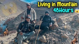 LIVING ON MOUNTAINS FOR 48 HOURS 😳  PART 1 MARKHOR HUNTING GILGIT BALTISTAN  Kamran Village Vlogs [upl. by Darce]