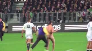 All Blacks Streaker vs England  2014 HD [upl. by Yulma]