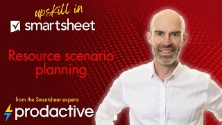 Smartsheet demo for resource scenario planning [upl. by Refiffej]